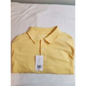 Saddlebred NWT Polo Shirt Mens 2XLT 2XL Tall Yellow Short Sleeve Golf